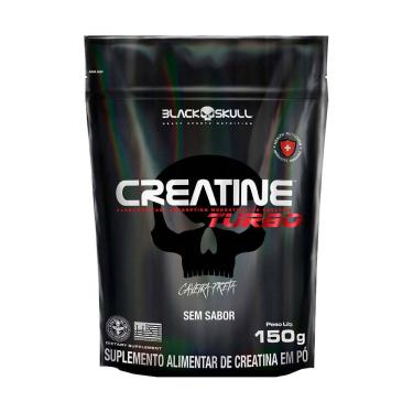 Imagem de Creatine Turbo Black Skull Stand Up Pouch Sem Sabor 150g