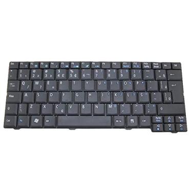 Imagem de Teclado laptop para ACER para Aspire One 531H A110 A150 D150 D250 E100 P531H NSK-AJE1B 9J.N9482.E1B PK1306F0130 KB.INT00.542 Brasil BR Preto
