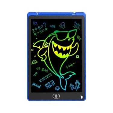 Imagem de Lousa mágica digital infantil 12" com Tela LCD – Tablet de Escrita Criativa para Crianças CORES SORTIDAS (Azul)