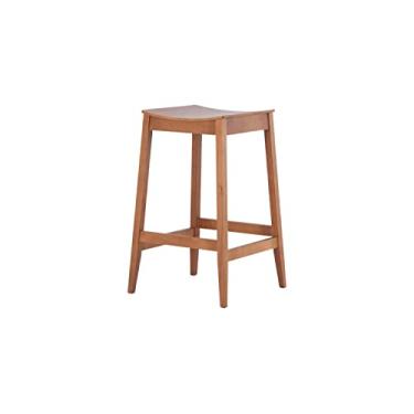 Imagem de Banqueta Alta Bar para Cozinha Sabor Caseiro Meu Móvel de Madeira - Nozes
