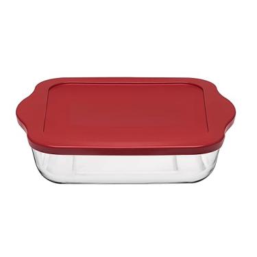 Imagem de TRAVESSA REFRATARIA QUADRAD/C/TAMP 3200ML PSB