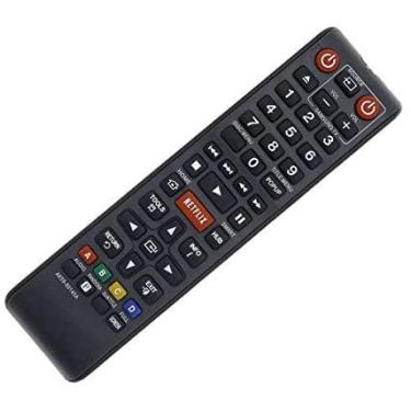 Imagem de Controle remoto de substituição geral adequado para BD-H6500 BD-EM59C/ZA BD-F5900 BD-E5400/ZC BD-E5400/ZA BD-E5400 BD-E5300 BD-FM59C/ZA BD-H6600 00145A BD-F6700 BD-EM59 C BD-E5900 BD-F7500 para DVD