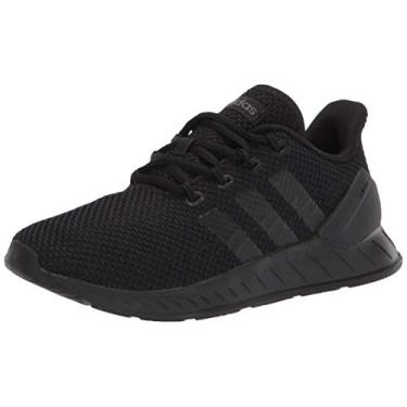 Imagem de adidas Tênis de corrida infantil unissex Questar Flow Nxt, Preto/branco/cinza, 11 Little Kid