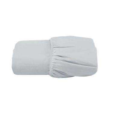 Imagem de Lençol Queen com Elástico Avulso Percal 400 Fios 100% Algodão Acetinad