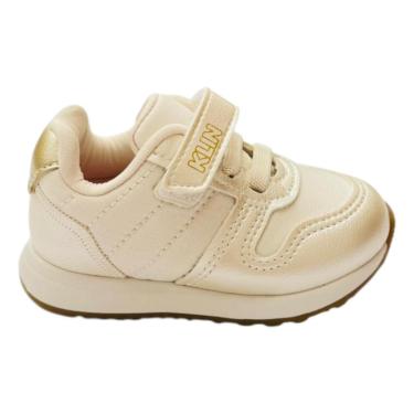 Imagem de Tênis Klin Infantil Menina Velcro Conforto Walk Baby-Feminino