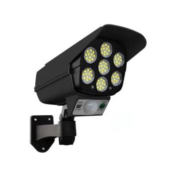 Imagem de Câmera 360 Falsa Sensor de Presença Prova Dágua Painel Solar - Fuentes