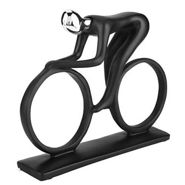 Imagem de Alomejor Estátuas de Figura de Ação, Escultura de Resina Esportiva para Decoração de Casa, Artesanato, Escultura Abstrata Moderna, Estatueta de de Arte (bicicleta ergométrica)