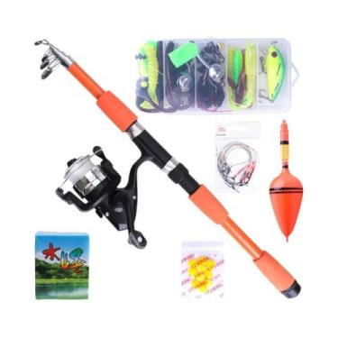 Imagem de Conjunto De Vara De Pesca Telescópica De Fibra De Carbono 1.8/2.1m Com