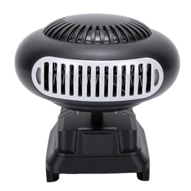 Imagem de Fafeicy Ventilador do Aquecedor de Carro, Aquecedor Portátil Silencioso de Temperatura Dupla para Descongelamento e Desembaçamento, Material ABS, Alimentado por Bateria, Ideal para
