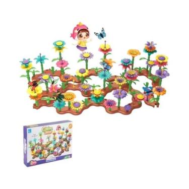 Imagem de Blocos De Construção De Jardim De Flores Para Crianças Em Idade Pré-Es