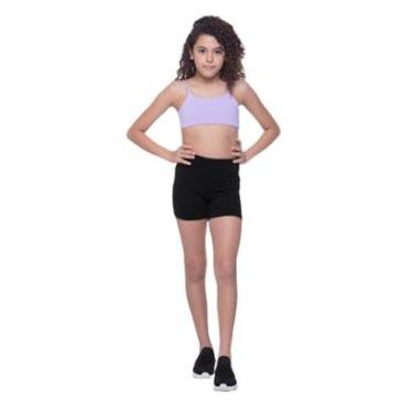 Imagem de Shorts Infantil Menina Alta Compressão Suplex Best Fit-Feminino
