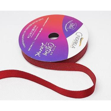 Imagem de Rolo Fita De Cetim Lurex Brilho Glitter 10 Metros N2 10mm Laços Decora