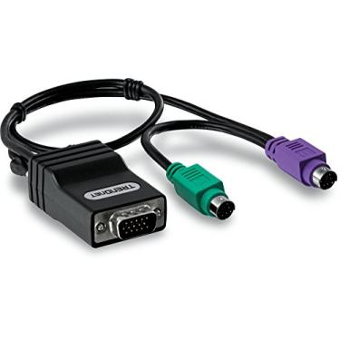 Imagem de TRENDnet Módulo de interface de servidor CAT5 PS/2, conecta o interruptor CAT5 KVM, PS/2, VGA, Cat5/CAT5e/CAT6, Windows/Linux/Sun, TK-CAT5P