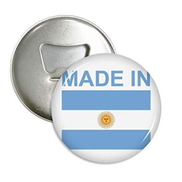 Imagem de Feito na Argentina Country Love abridor de garrafas ímã de geladeira emblema multifuncional