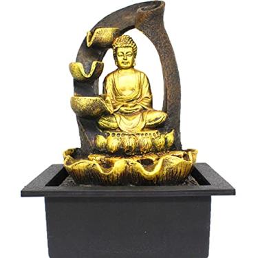 Imagem de Fonte de Água Decorativa Resina Cascata Iluminação de Led GT736 - Lorben