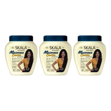 Imagem de Creme Skala 1Kg Maionese Capilar-Kit C/3Un