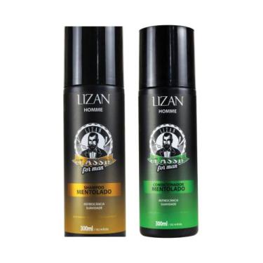 Imagem de Lizan Homme Classic Shampoo Mentolado 300ml + Condicionador 300ml