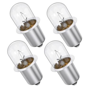 Imagem de EAGLEGGO Lâmpada de xenônio de 18 volts para lanterna Milwaukee M18, luz de trabalho V18, substitui 49-24-0171 49-24-0165 49-24-0160 49-81-0030 - pacote com 4