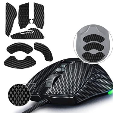 Imagem de TALONGAMES Fita antiderrapante para mouse compatível com Razer Viper Mini mouse para jogos, absorção de suor na palma da mão, fina 0,5 mm, cortada para caber, fácil de aplicar, mouse skin