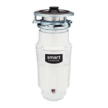 Imagem de Smart Choice Triturador de lixo direto de fio 1/3 HP para pias de cozinha, branco | SC03DISPC1