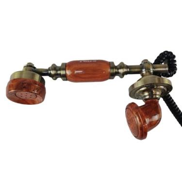 Imagem de Gancho Monofone Telefone Fixo Retro Ligaçoes RJ11Estilo Vintage Decora