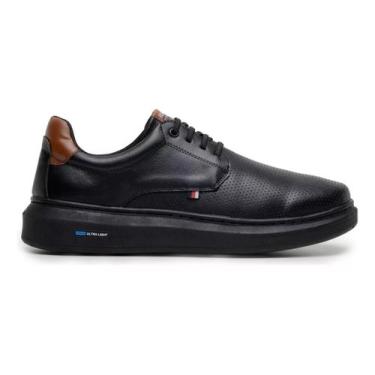 Imagem de Sapatenis Tenis Masculino Derby Casual Social Detalhado Couro Eco 1060
