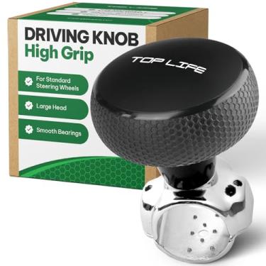 Imagem de Puxador de volante - revestido de silicone para aderência extra - compatível com qualquer volante - Spinner Suicide Brodie suave para carro, trator, cortador de grama, barco