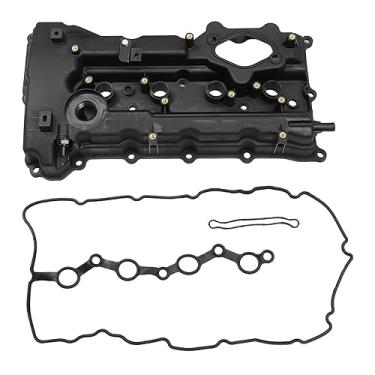Imagem de uxcell Tampa da válvula do motor Tampa do balancim da válvula para Hyundai Tucson 2014-2015 Sport Utility 2.4L Gasolina para Kia Optima 2011-2015 Sedan 2.0L No.224102G700