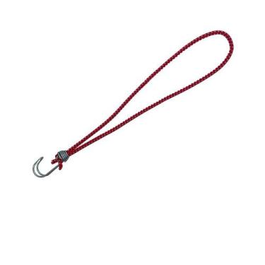 Imagem de Extensor Corda Elastica Gancho Duplo 70cm Verme/Branco-90UN - Alffa
