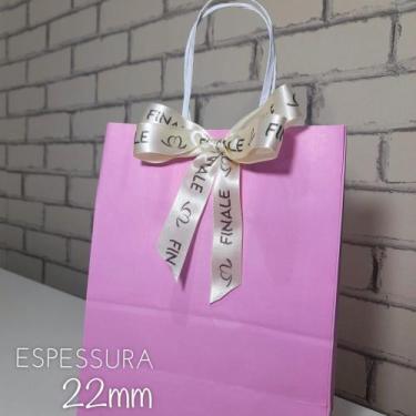 Imagem de 100m Fita De Cetim Personalizada N5 - 2,2cm - Finale Fitas