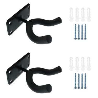 Imagem de yyangz 2 peças ganchos quadrados de metal, ganchos de parede, ganchos de guitarra, suportes de metal para pendurar skates, instrumentos de violino, suportes de exibição de armazenamento de skate