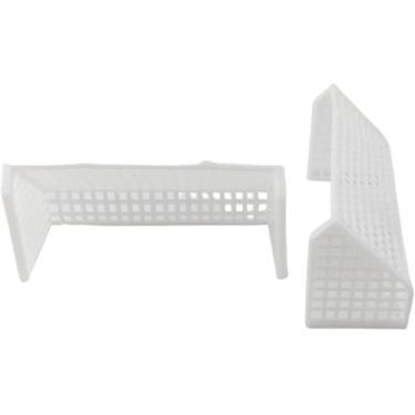 Imagem de Conjunto com 50 Brinquedinhos Mini Brinquedo Plástico Nacional Kit para Lembrancinhas Mimos Prendas Sacolinha Surpresa Festas (50 Rede / Trave Futebol)