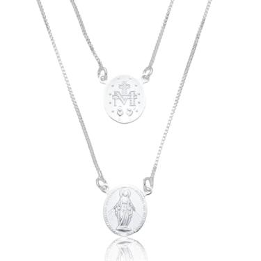 Imagem de Escapulário Nossa Senhora das Graças Banhado a Prata
