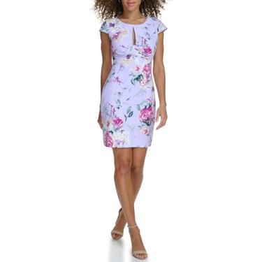 Imagem de Siena Minivestido feminino com estampa floral, Lilás Multi, 36