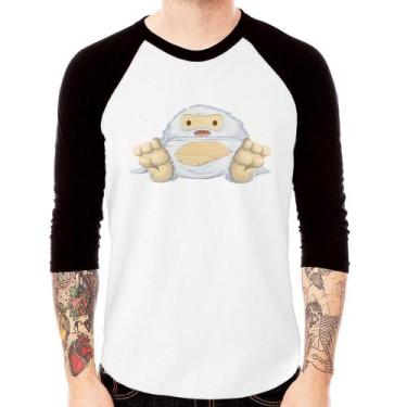 Imagem de Camiseta Raglan Yeti O Abominável Homem das Neves  Manga 3/4 - Foca na
