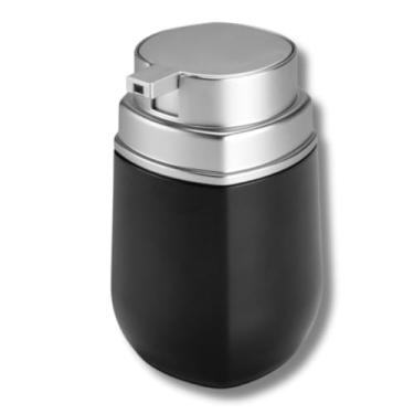 Imagem de Dispenser de Sabonete Líquido Suporte para Box, Banheiro Preto com Cinza