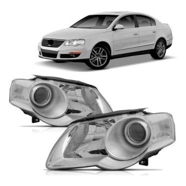 Imagem de Par Farol Passat 2006 2007 2008 2009 2010 Elétrico S/ Motor - SP ACESS