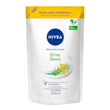 Imagem de NIVEA Sabonete Líquido Refil Erva Doce 200ml - Fragrância refrescante de erva-doce, sensação de pele macia e hidratada