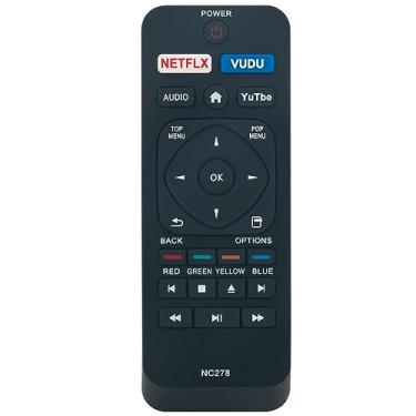 Imagem de Controle remoto de substituição NC278UL NC278 Commander compatível com Philips BDP2501/F7A BDP250/F7C1 BDP2501/F7C Blu-ray Player