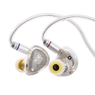 Imagem de Linsoul TANGZU Wan'er S.G II intra-auricular, fones de ouvido HiFI com fio, driver dinâmico de 10 mm, diafragma PET para jogos, IEM com cabo OFC destacável de 2 pinos para palco de DJ audiófilo