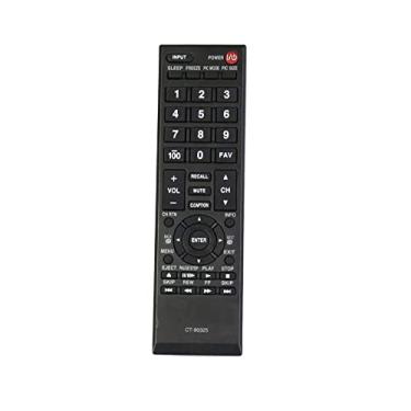 Imagem de ALLIMITY Controle remoto de substituição CT-90325 compatível com Toshiba TV 32C100U1 32C100U2 32C100UM 32C110U 32DT1 32DT2U1 32E20U 32E200UM 32FT2U 32SL400 32SL400VPK 32SL400VPK 32 SL410U 37E20 37E20U
