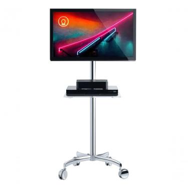 Imagem de Suporte Móvel Para Vídeo Conferência Para Tv Até 65 E Acessórios Octoo Mooove Titanium