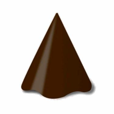 Imagem de Chapéu De Aniversário Marrom Liso - 8 Unidades