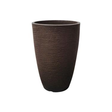 Imagem de Vaso Polietileno Japi Cônico Moderno Jvomk30 Café