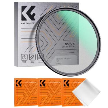 Imagem de Filtro K&F Concept Black Diffusion 1/2 67mm para fotografia