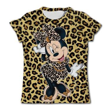 Imagem de Camiseta Infantil Rosa Minnie Mouse - Manga Curta, Gola Redonda - Idea