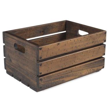 Imagem de Caixa Wendy Madeira Rustic Brown 46cm - 39709 - Sun House