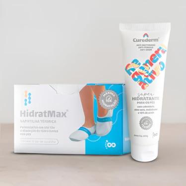 Imagem de Kit Sapatilha Hidratmax +hidratante Curederm Podologia Foots