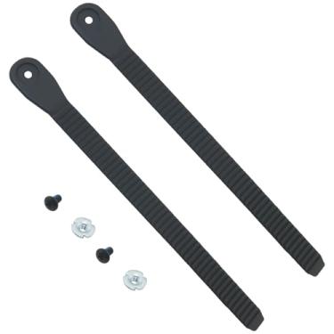 Imagem de FMHXG 2 peças, lâmina de skate, fivela de sapato de hóquei no gelo com laço de fixação, correia de skate de 210 mm com um parafuso, roda, patins, patins, hóquei no gelo, fivela preta