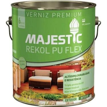 Imagem de Verniz Pu Flexivel Majestic Brilh Mogno 3,6l